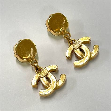 faux chanel earrings cc